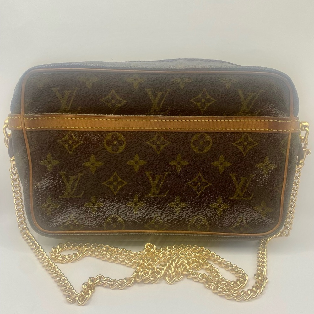 LV Compiegne 23 monogram with added d rings and chain